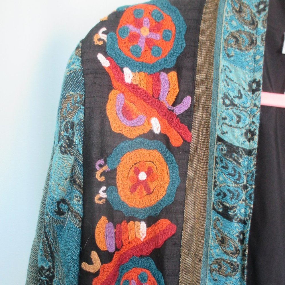 Soft Surroundings Green/Blue Jacket  XL